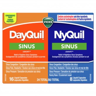 Vicks DayQuil NyQuil Sinus Liquicaps Combo Pack